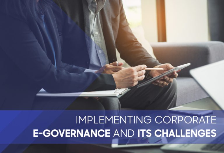 Implementing Corporate E-Governance and its Challenges